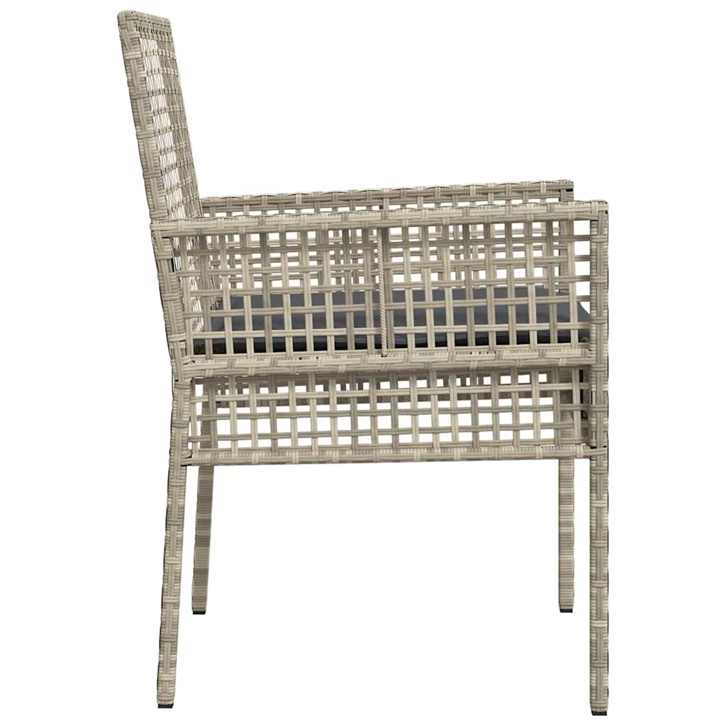 Have Stol 2 stk. Lysegrå polyrattan