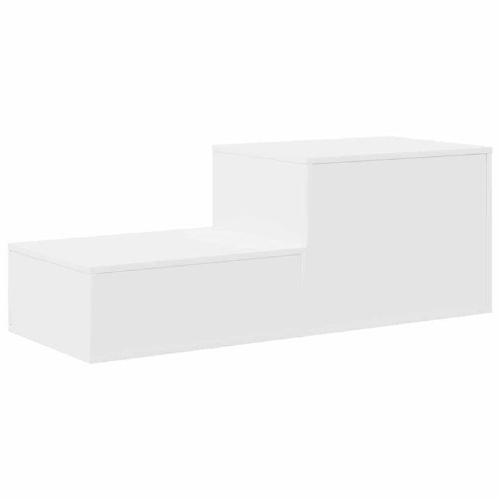 Opbevaringsskab 2 pcs Hvid 127 x 41 x 40 cm Konstrueret træ