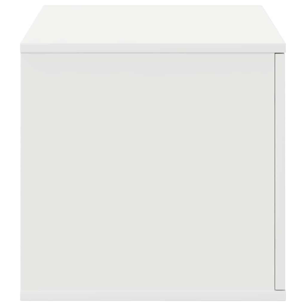 Opbevaringsskab 2 pcs Hvid 127 x 41 x 40 cm Konstrueret træ