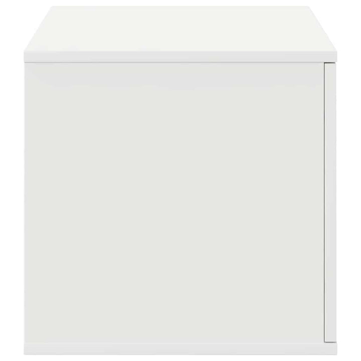 Opbevaringsskab 2 pcs Hvid 127 x 41 x 40 cm Konstrueret træ