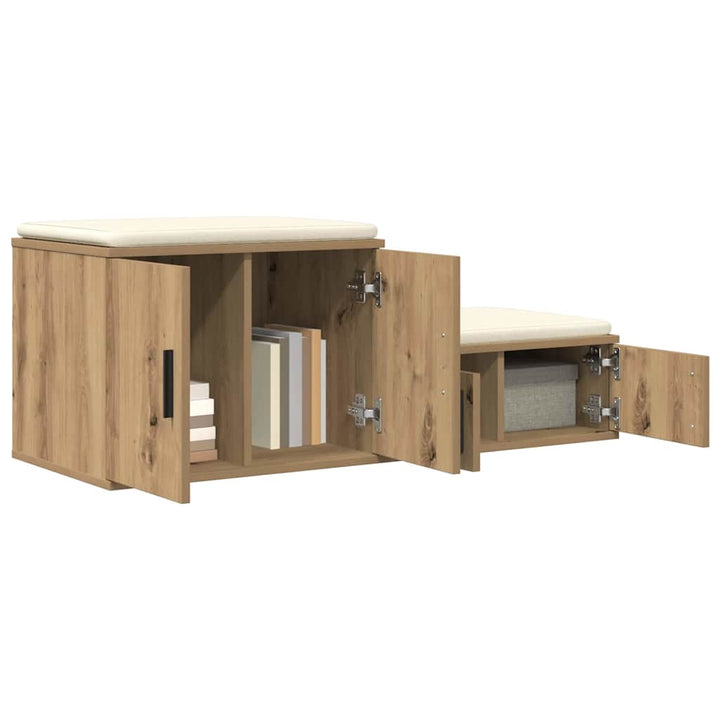 Opbevaringsskab 2 pcs Artisan Egetræ 127 x 41 x 40 cm
