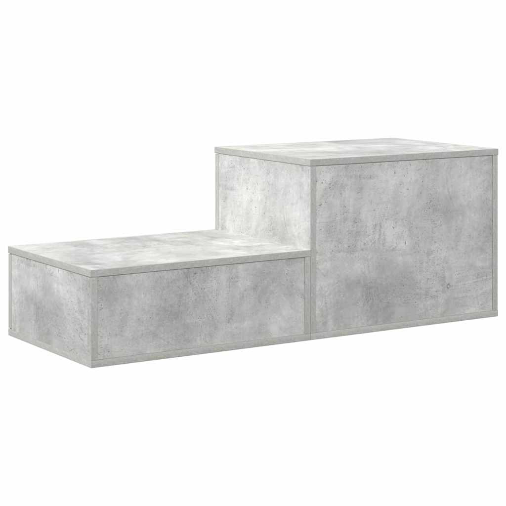 Opbevaringsskab 2 pcs Beton Grå 118 x 41 x 40 cm