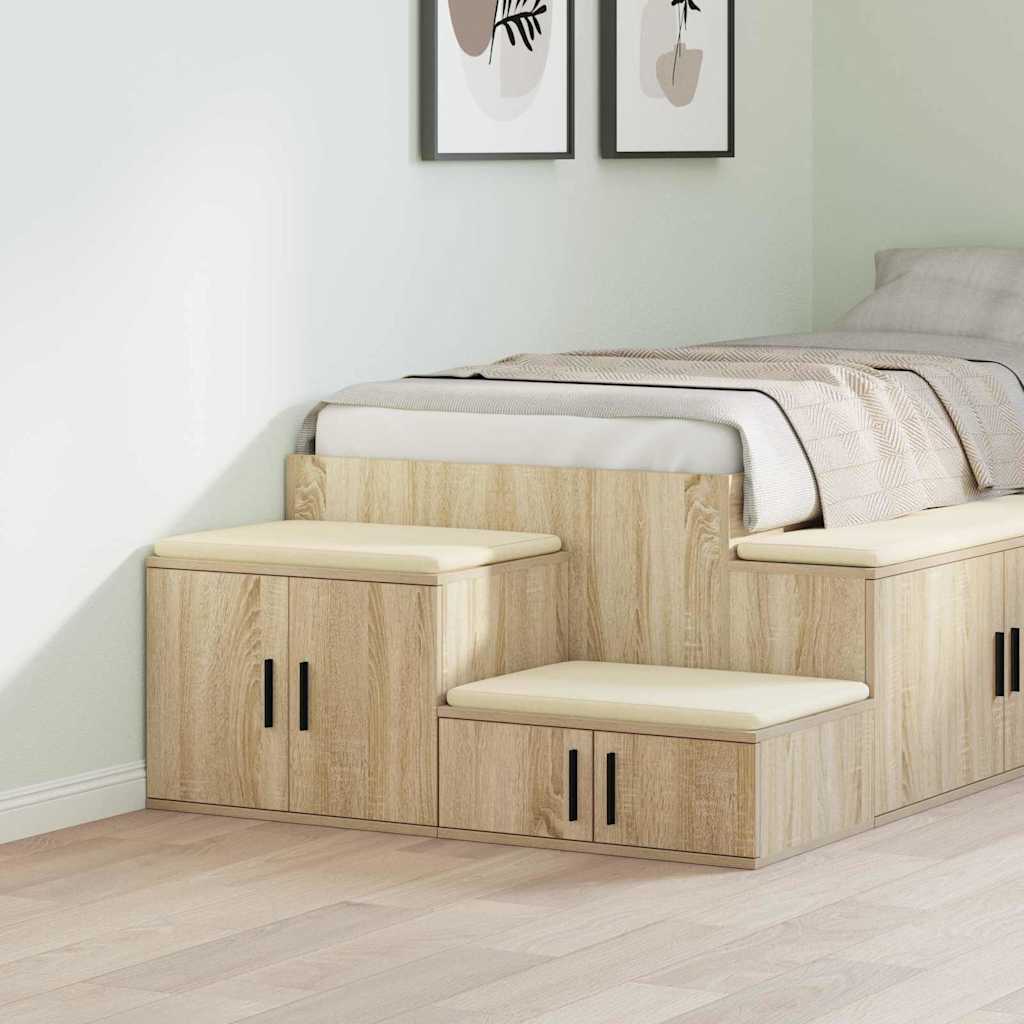 Opbevaringsskab 2 pcs Sonoma eg 108 x 41 x 40 cm
