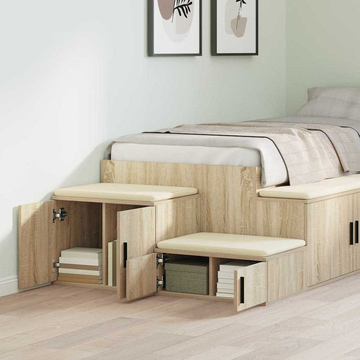 Opbevaringsskab 2 pcs Sonoma eg 108 x 41 x 40 cm
