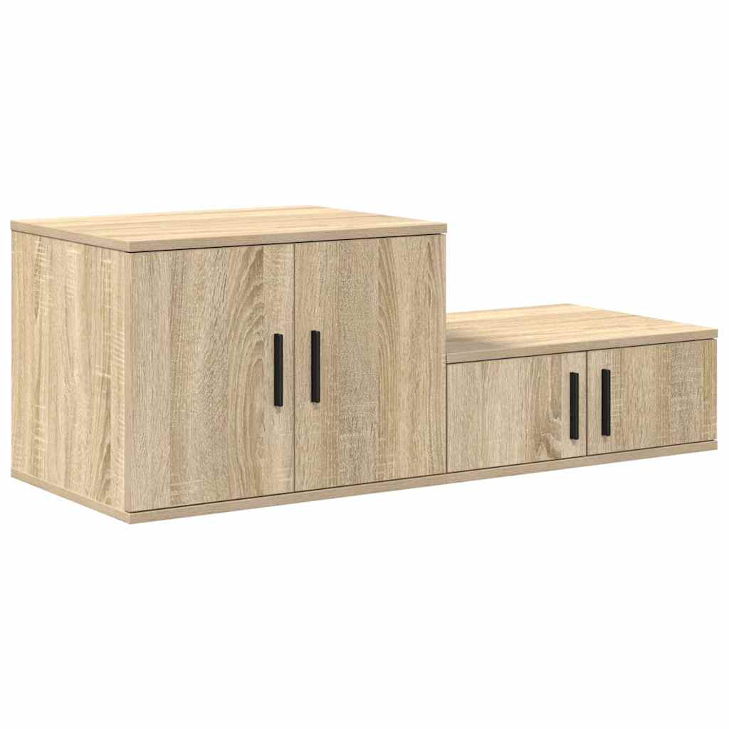 Opbevaringsskab 2 pcs Sonoma eg 108 x 41 x 40 cm