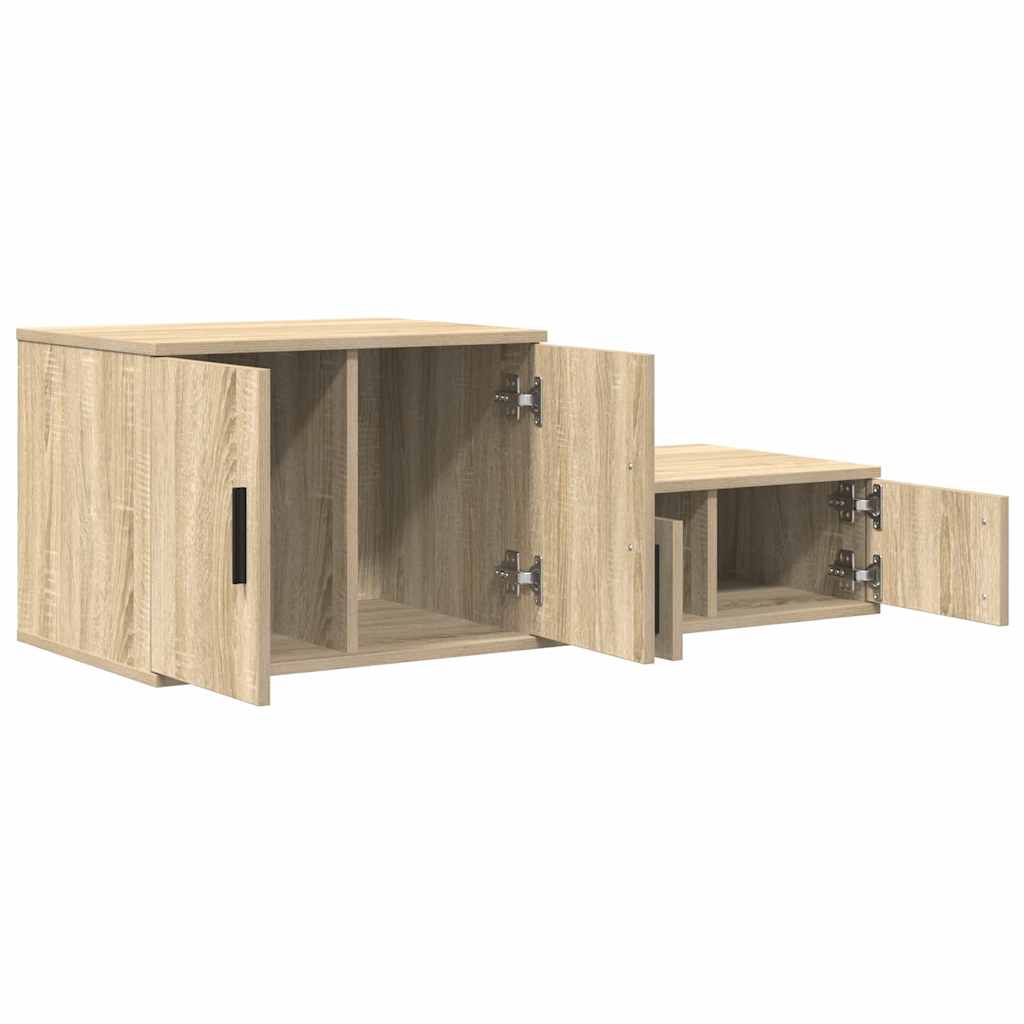 Opbevaringsskab 2 pcs Sonoma eg 108 x 41 x 40 cm