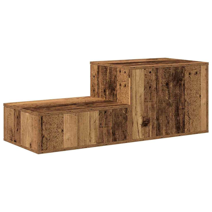 Opbevaringsskab 2 pcs Gammelt træ 108 x 41 x 40 cm