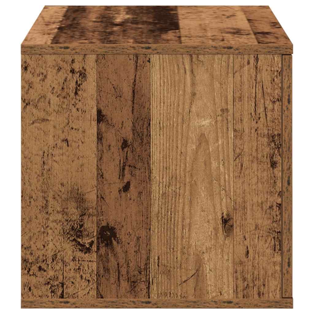 Opbevaringsskab 2 pcs Gammelt træ 108 x 41 x 40 cm