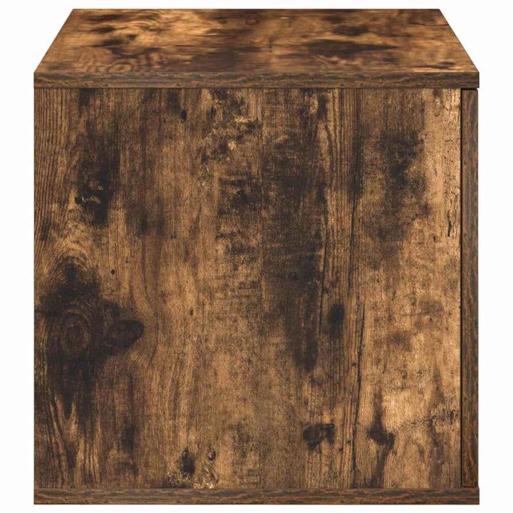 Opbevaringsskab 2 pcs Røget eg 103 x 41 x 40 cm Konstrueret træ