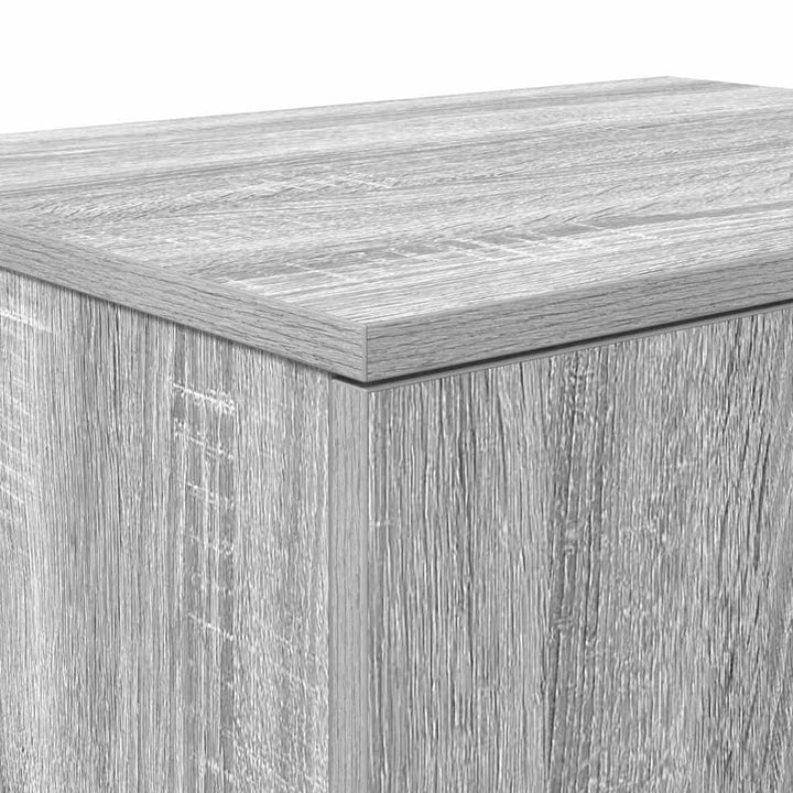 Opbevaringsskab 2 pcs Grå Sonoma 103 x 41 x 40 cm