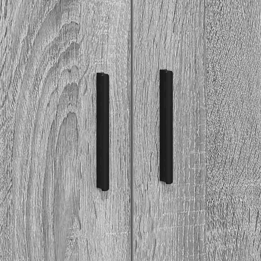 Opbevaringsskab 2 pcs Grå Sonoma 103 x 41 x 40 cm