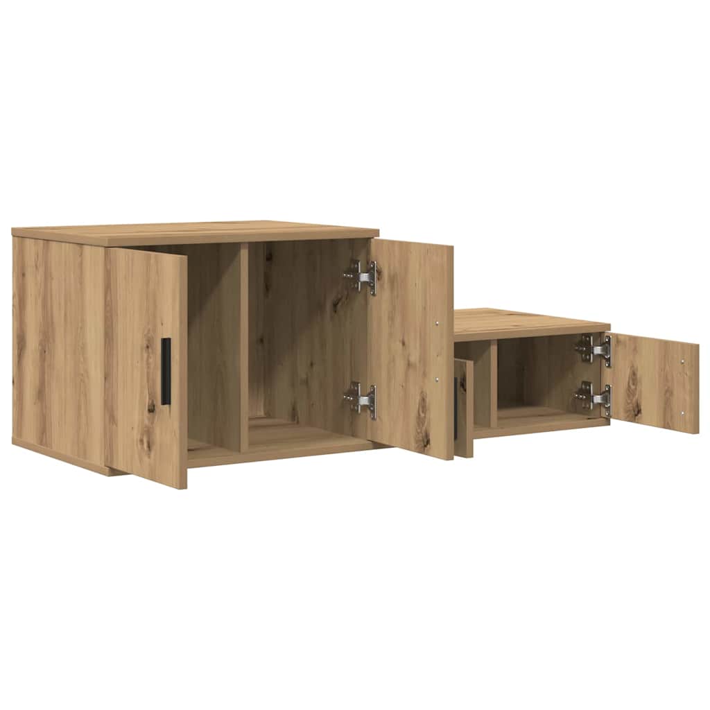 Opbevaringsskab 2 pcs Artisan Egetræ 103 x 41 x 40 cm