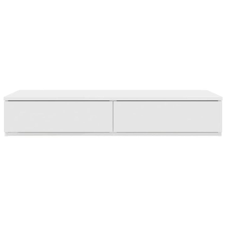 Sengeskuffer Hvid 100 x 36,5 x 16,5 cm Konstrueret træ