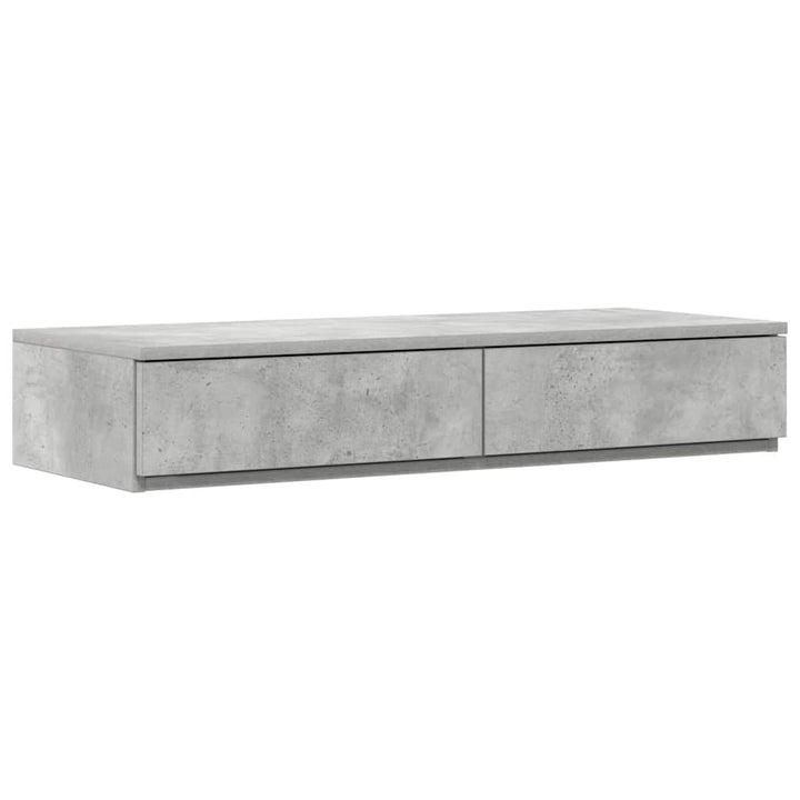 Sengeskuffer Beton Grå 100 x 36,5 x 16,5 cm Konstrueret træ
