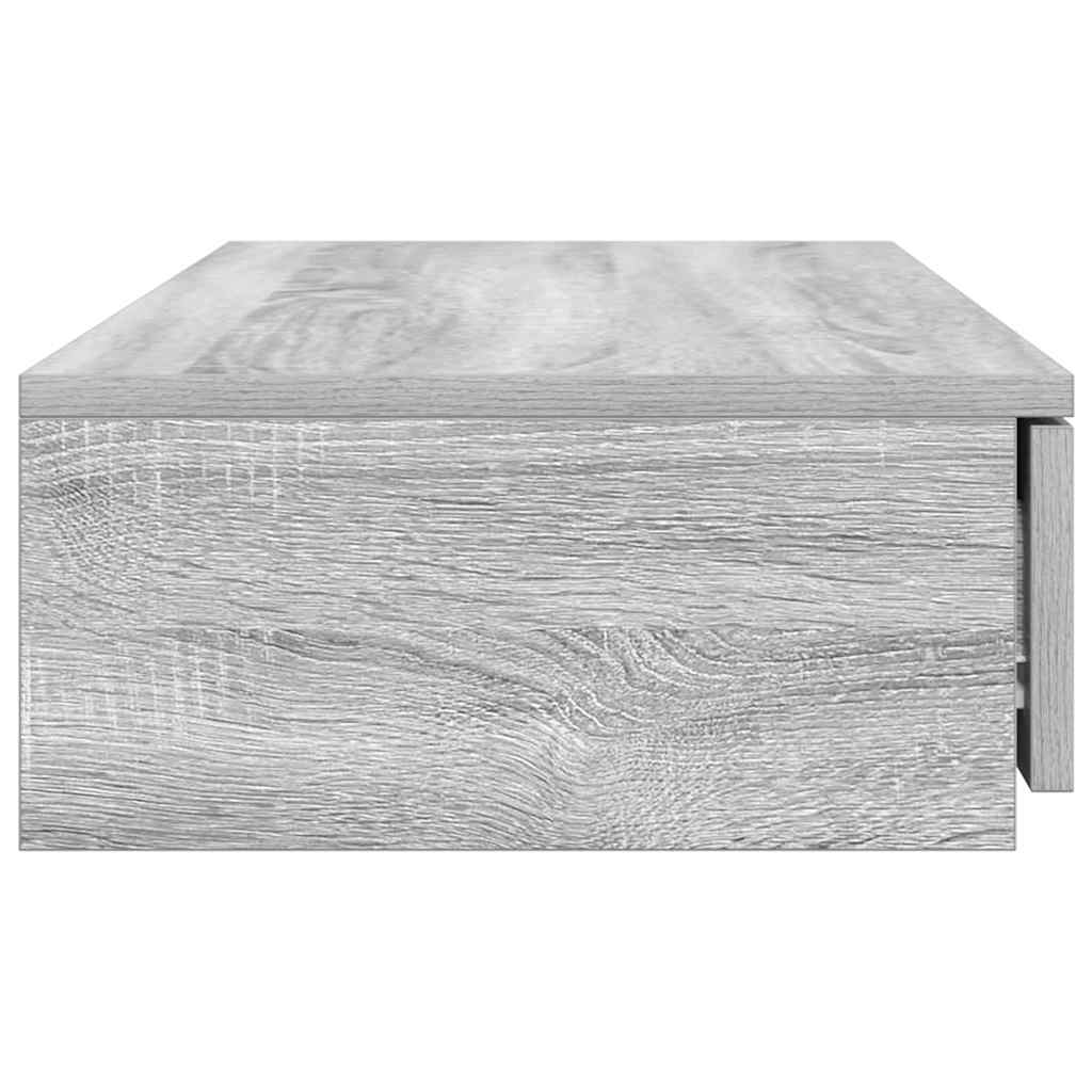 Sengeskuffer Grå Sonoma 100 x 36,5 x 16,5 cm Konstrueret træ