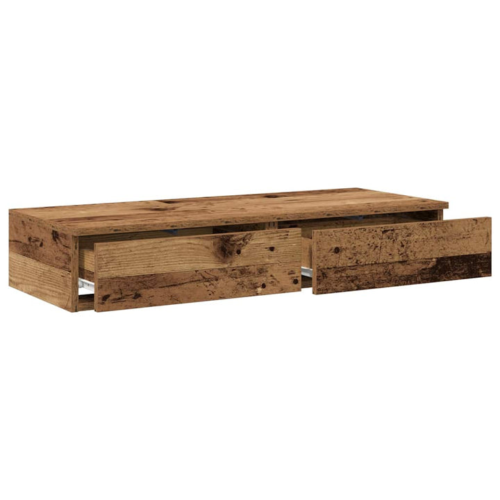 Sengeskuffer Gammelt træ 100 x 36,5 x 16,5 cm Konstrueret træ