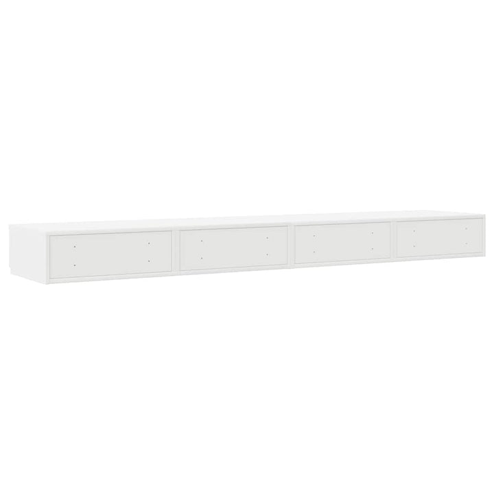 Sengeskuffer Hvid 200 x 36,5 x 16,5 cm Konstrueret træ