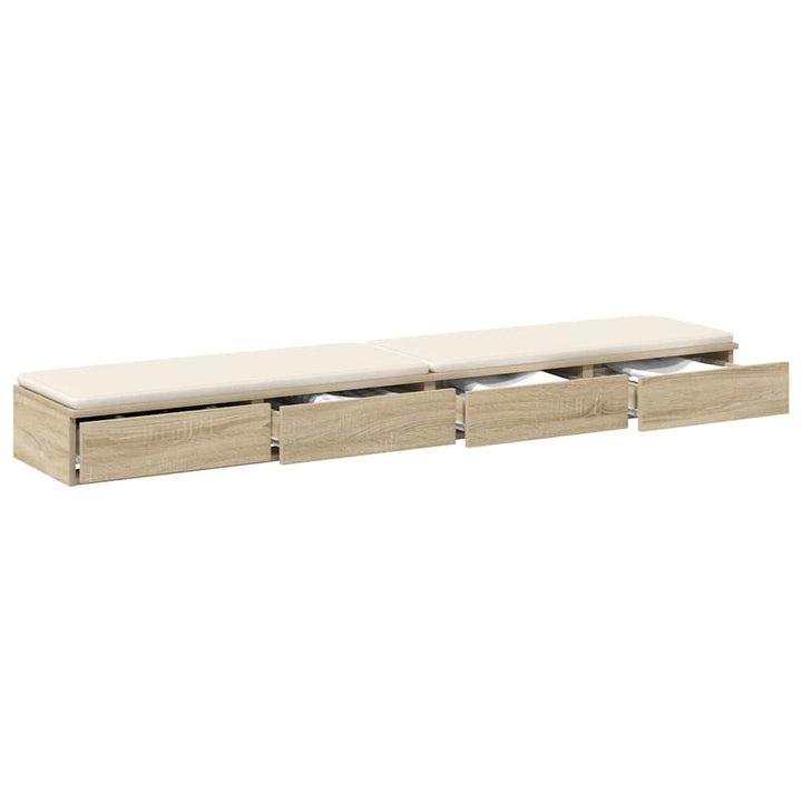 Sengeskuffer Sonoma eg 200 x 36,5 x 16,5 cm Konstrueret træ