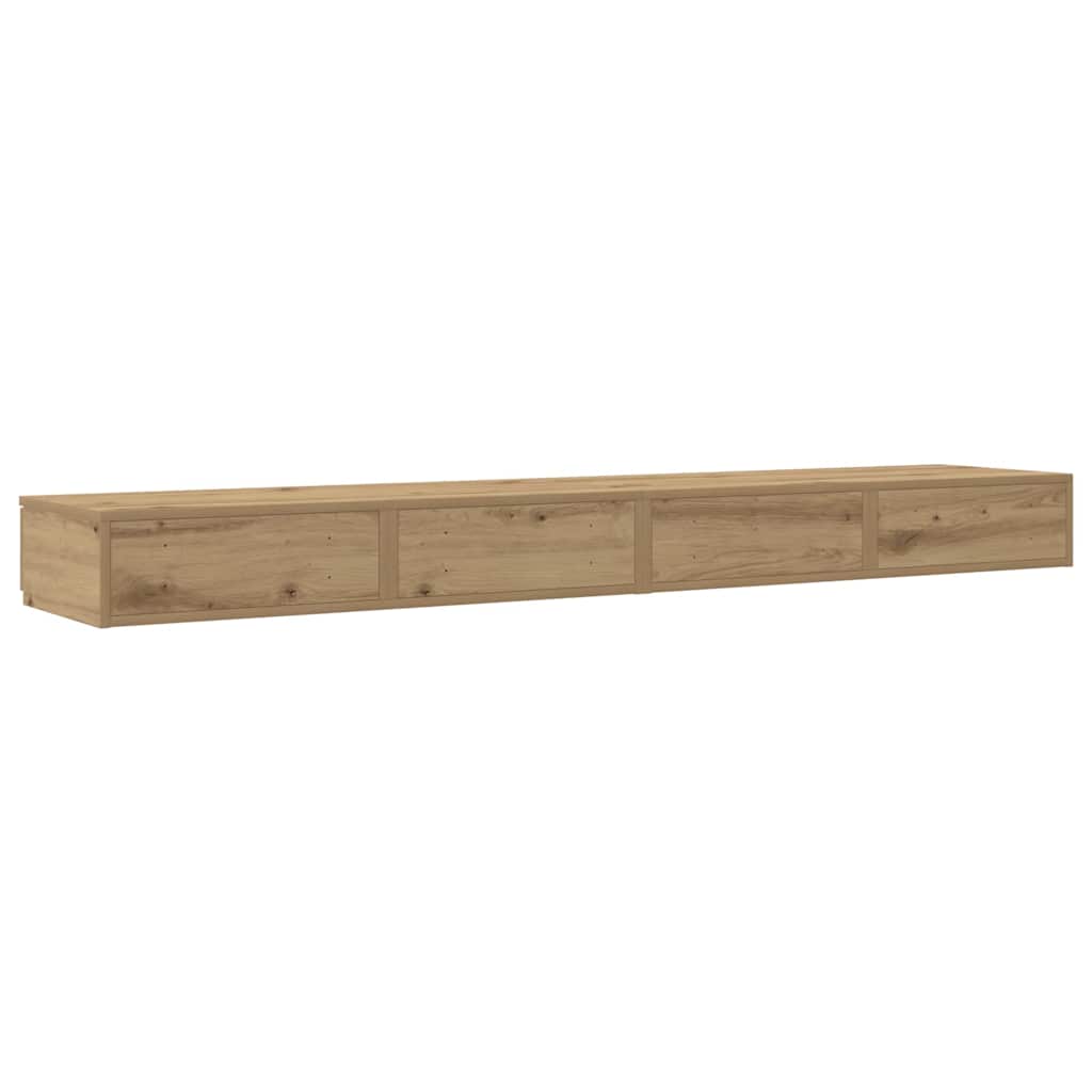 Sengeskuffer med skuffe Artisan Egetræ 200 x 36,5 x 16,5 cm