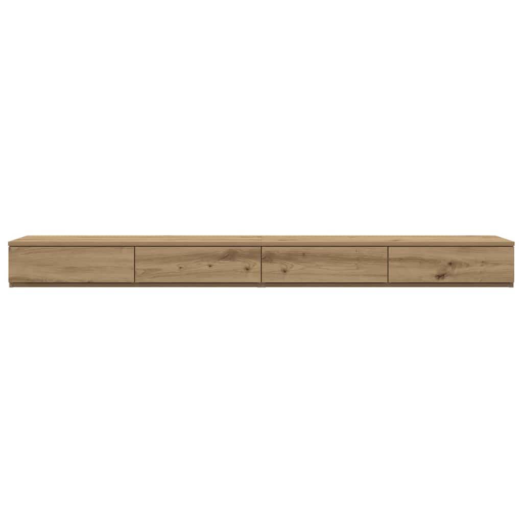 Sengeskuffer med skuffe Artisan Egetræ 200 x 36,5 x 16,5 cm