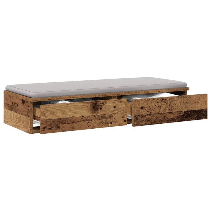Sengeskuffer Gammelt træ 80 x 36,5 x 16,5 cm Konstrueret træ