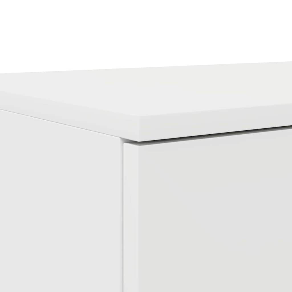 Sengeskuffer Hvid 120 x 36,5 x 16,5 cm Konstrueret træ