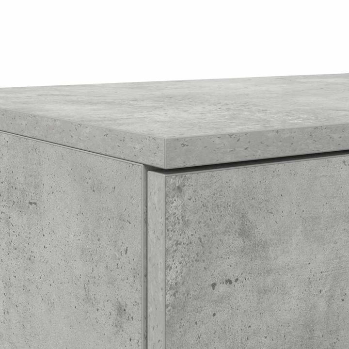 Sengeskuffer Beton Grå 120 x 36,5 x 16,5 cm Konstrueret træ