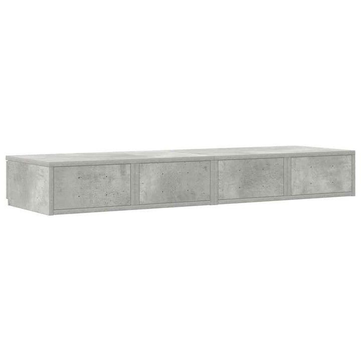 Sengeskuffer Beton Grå 120 x 36,5 x 16,5 cm Konstrueret træ