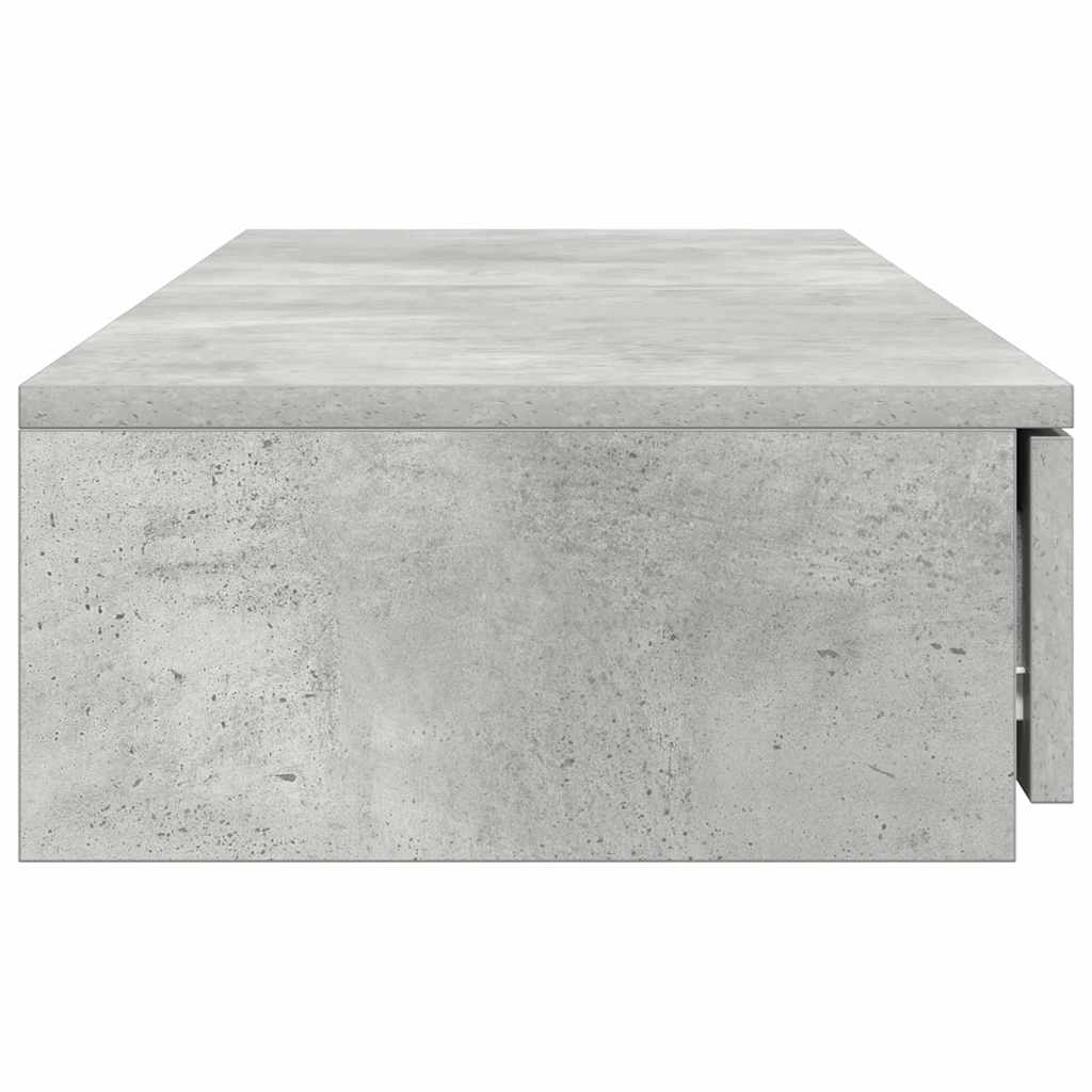 Sengeskuffer Beton Grå 120 x 36,5 x 16,5 cm Konstrueret træ