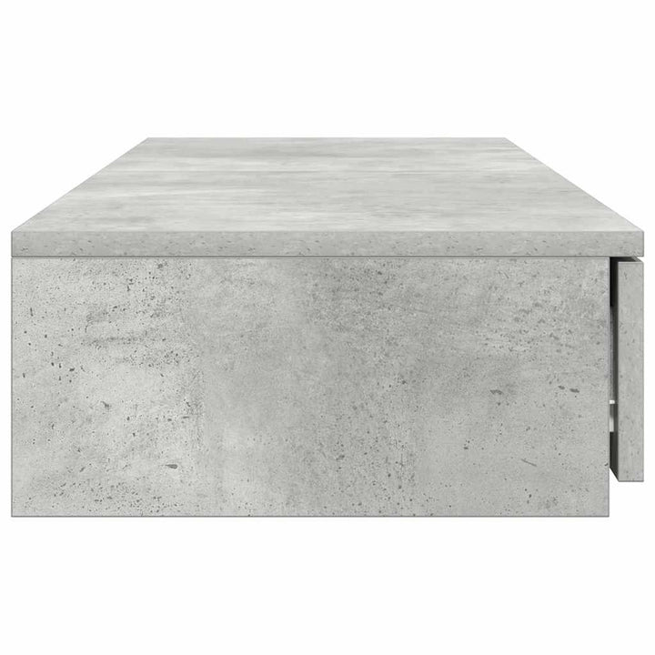 Sengeskuffer Beton Grå 120 x 36,5 x 16,5 cm Konstrueret træ