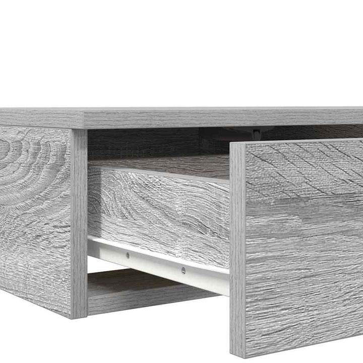 Sengeskuffer Grå Sonoma 120 x 36,5 x 16,5 cm Konstrueret træ