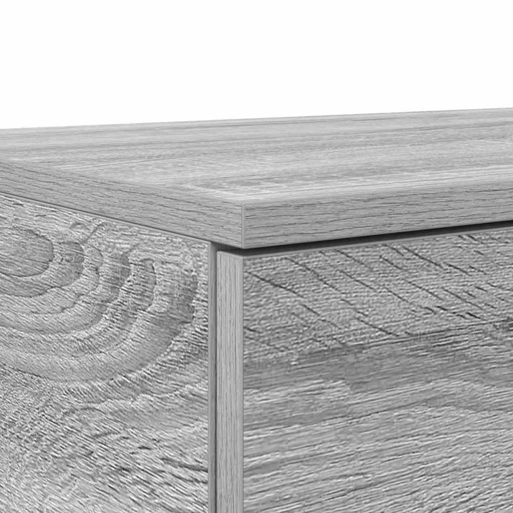 Sengeskuffer Grå Sonoma 120 x 36,5 x 16,5 cm Konstrueret træ