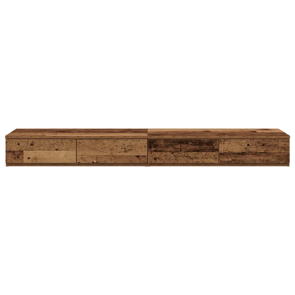 Sengeskuffer Gammelt træ 120 x 36,5 x 16,5 cm Konstrueret træ
