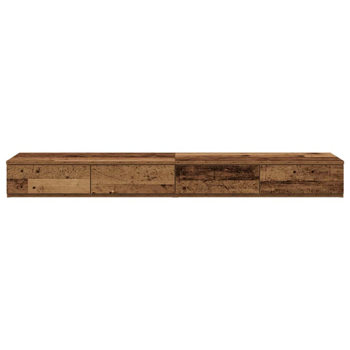 Sengeskuffer Gammelt træ 120 x 36,5 x 16,5 cm Konstrueret træ