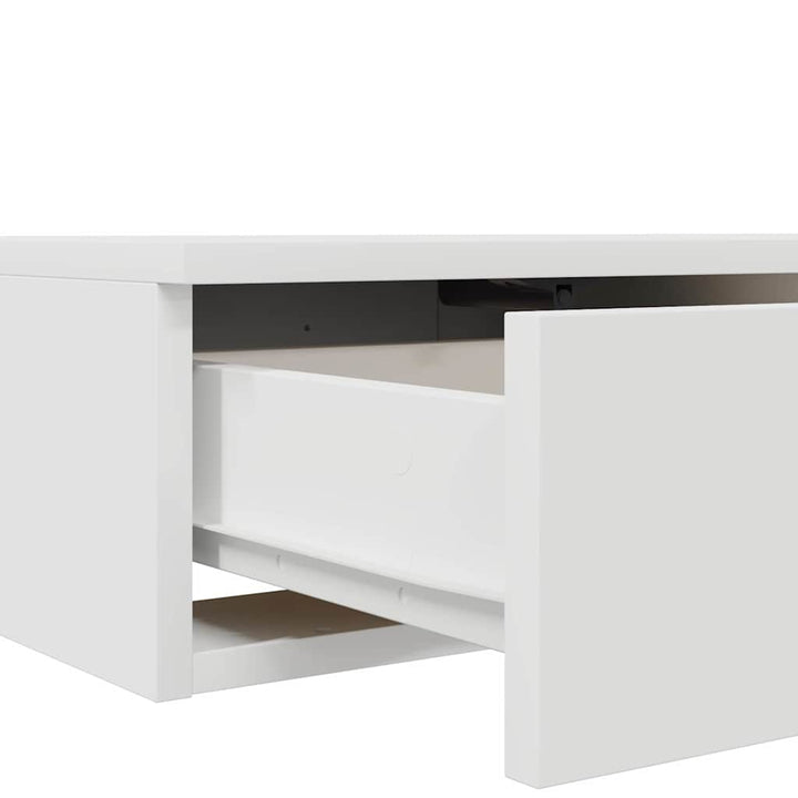 Sengeskuffer Hvid 140 x 36,5 x 16,5 cm Konstrueret træ
