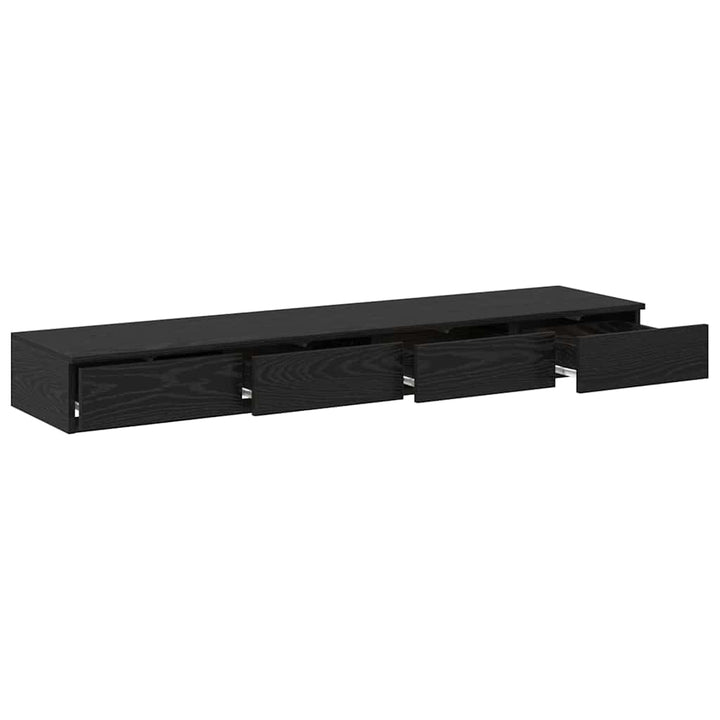 Sengeskuffer Sort eg 140 x 36,5 x 16,5 cm Konstrueret træ