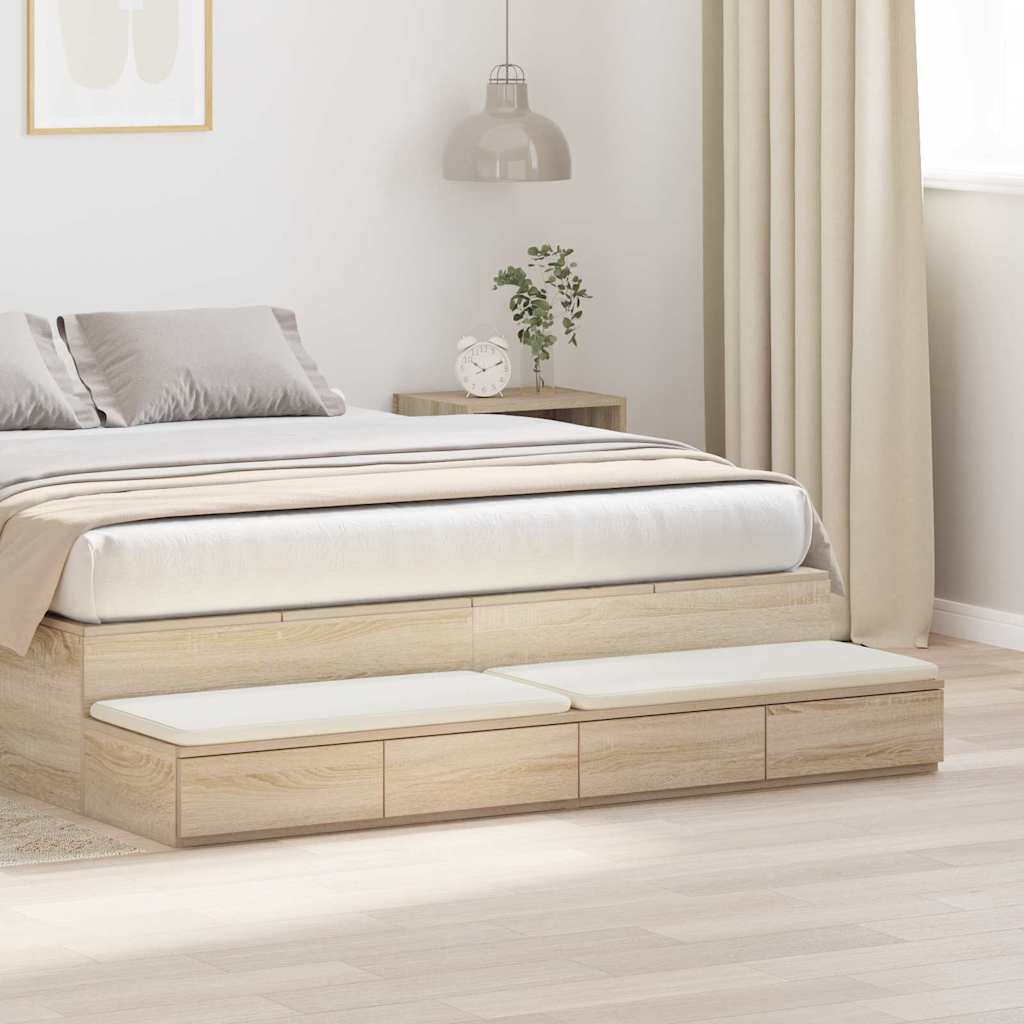 Sengeskuffer Sonoma eg 150 x 36,5 x 16,5 cm Konstrueret træ
