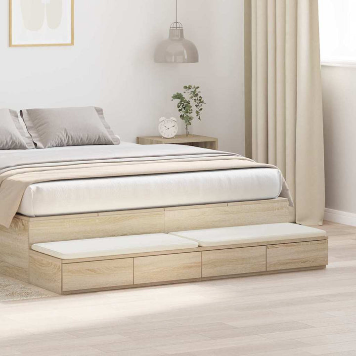 Sengeskuffer Sonoma eg 150 x 36,5 x 16,5 cm Konstrueret træ