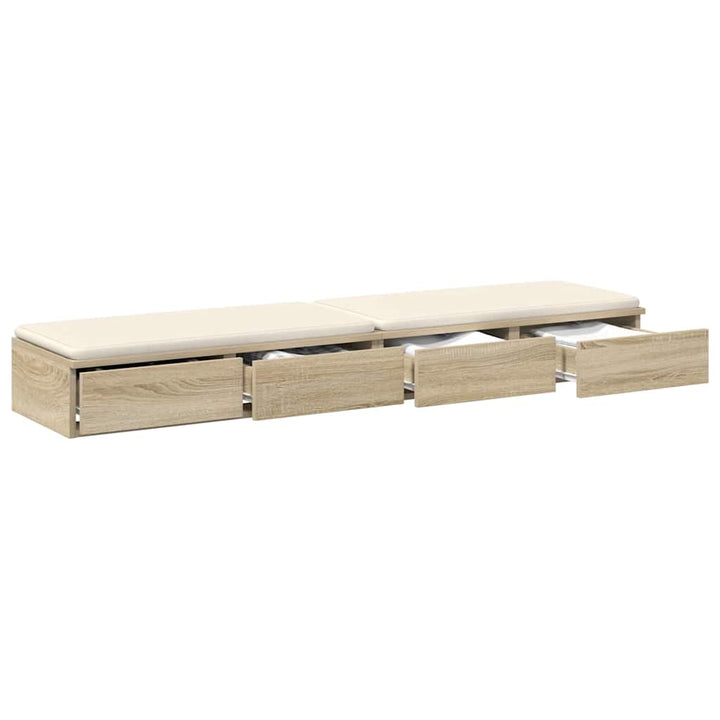 Sengeskuffer Sonoma eg 150 x 36,5 x 16,5 cm Konstrueret træ