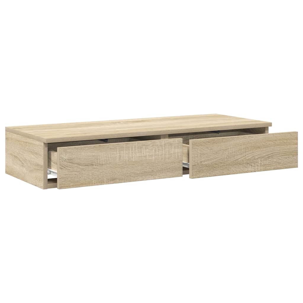 Sengeskuffer Sonoma eg 75 x 36,5 x 16,5 cm Konstrueret træ
