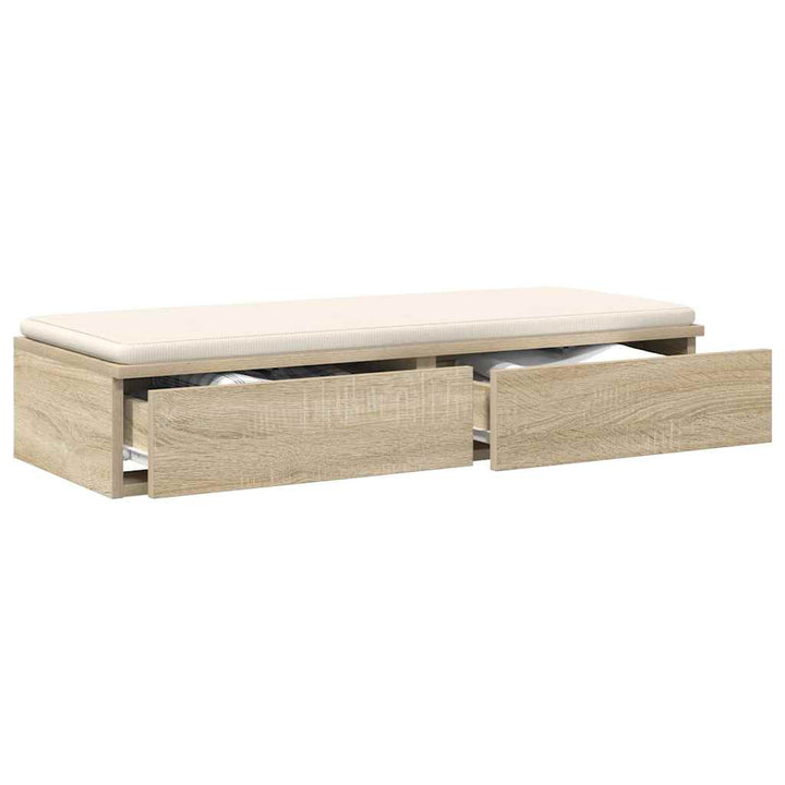 Sengeskuffer Sonoma eg 75 x 36,5 x 16,5 cm Konstrueret træ