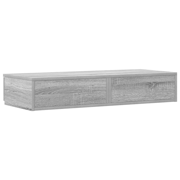 Sengeskuffer Grå Sonoma 75 x 36,5 x 16,5 cm Konstrueret træ