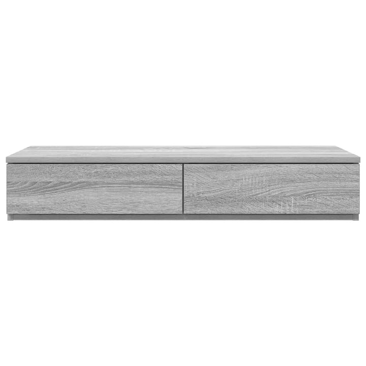 Sengeskuffer Grå Sonoma 75 x 36,5 x 16,5 cm Konstrueret træ