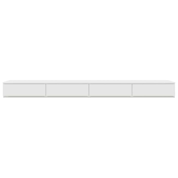 Sengeskuffer Hvid 180 x 36,5 x 16,5 cm Konstrueret træ