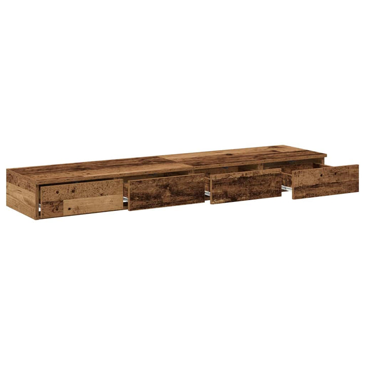 Sengeskuffer Gammelt træ 135 x 36,5 x 16,5 cm Konstrueret træ