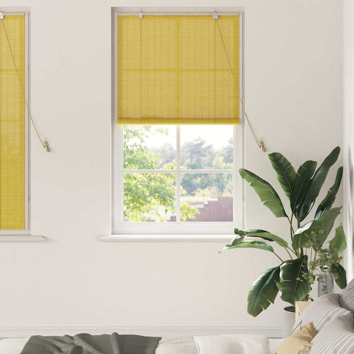Rullegardin Gul 90 x 160 cm Bambus