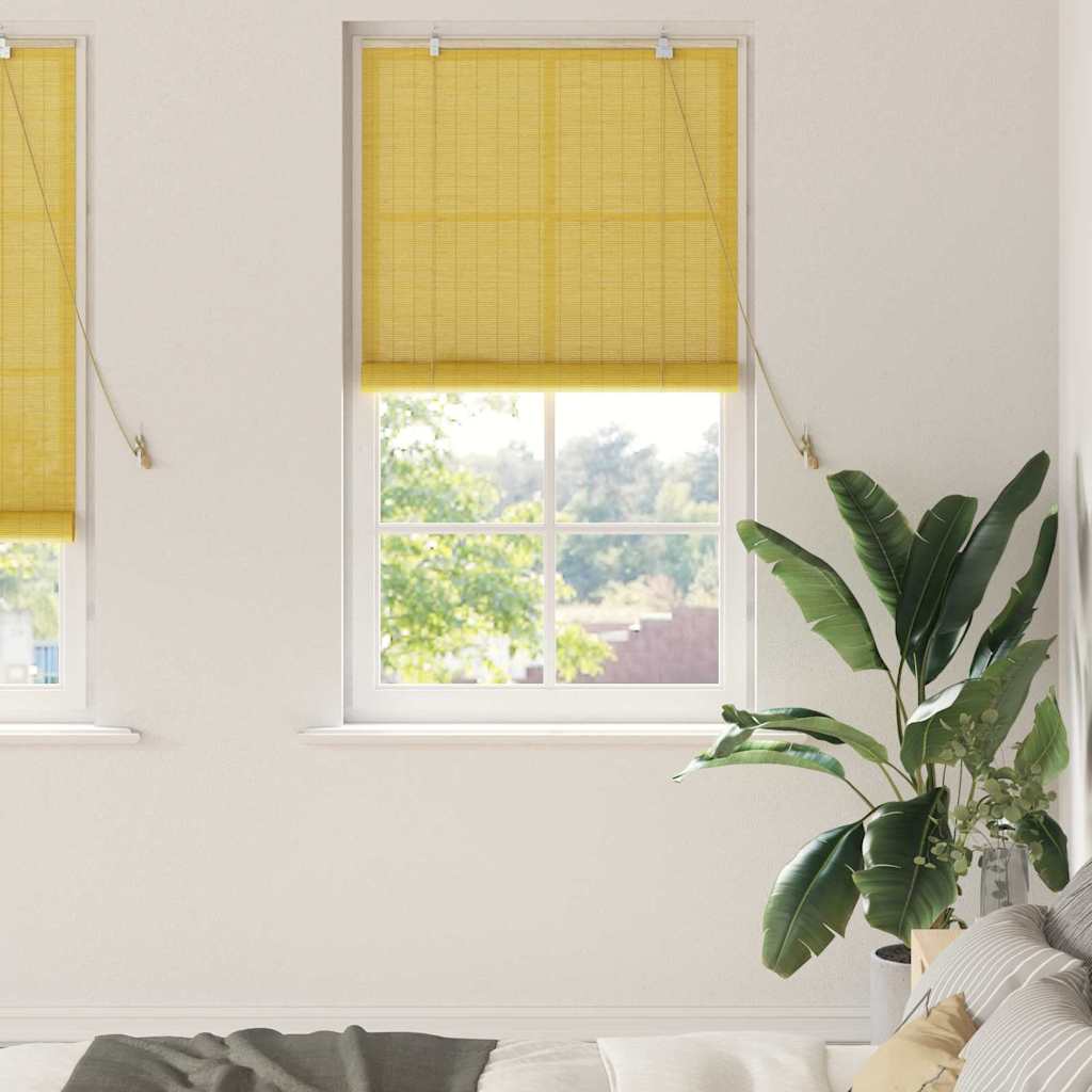 Rullegardin Gul 90 x 220 cm Bambus