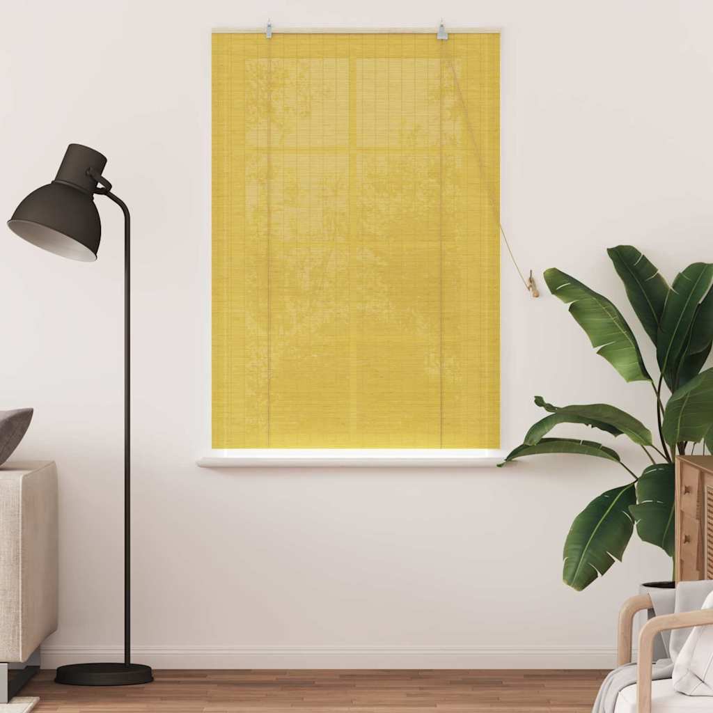 Rullegardin Gul 110 x 160 cm Bambus