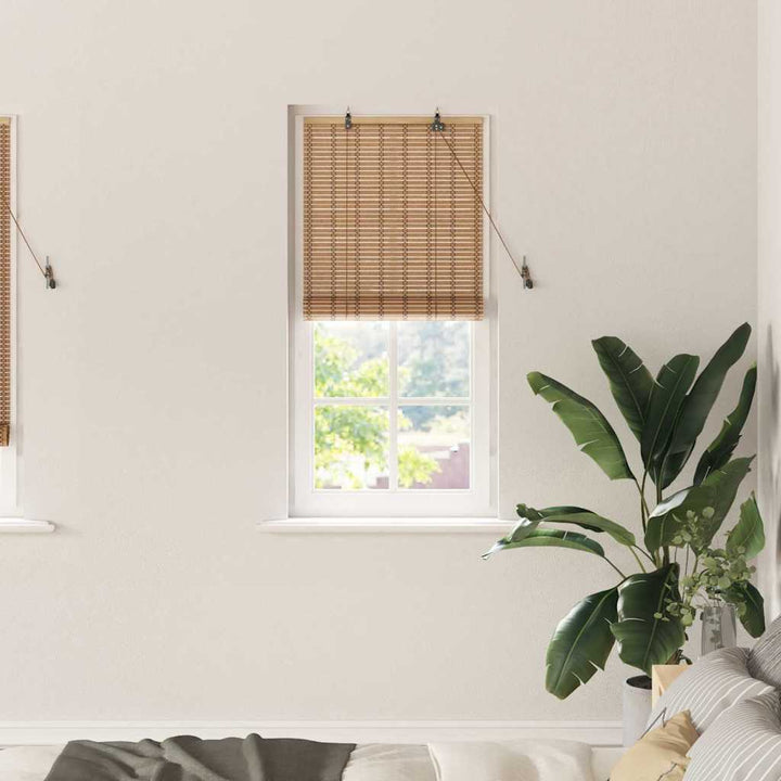 Rullegardin Naturlig og Brun 60 x 220 cm Bambus