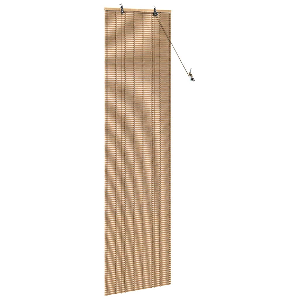 Rullegardin Naturlig og Brun 60 x 220 cm Bambus